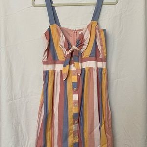 Striped midi Madewell dress size 8